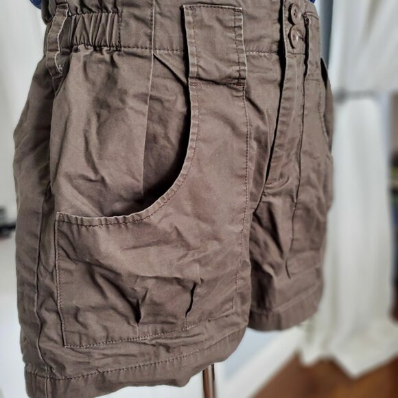 100% COTTON CARGO SHORTS Chocolate Brown SZ 6 - Picture 4 of 16